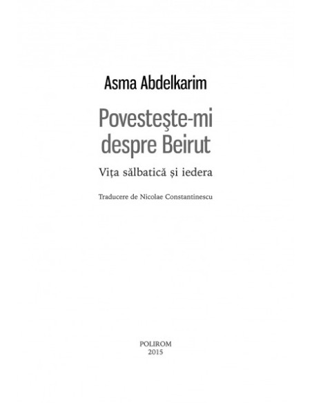 Povestește-mi despre Beirut