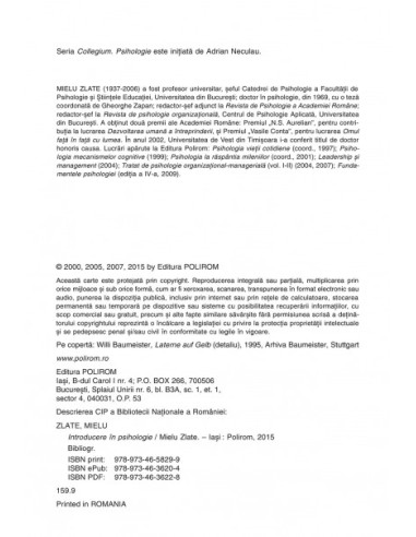Introducere în psihologie Introducere în psihologie