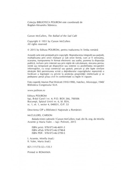 Balada tristei cafenele