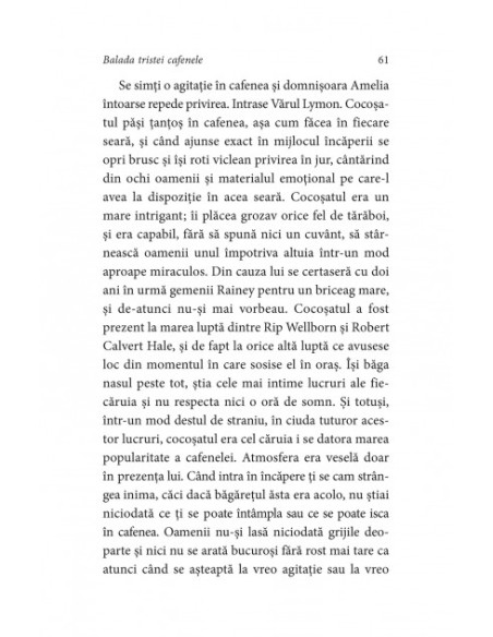 Balada tristei cafenele