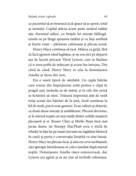 Balada tristei cafenele
