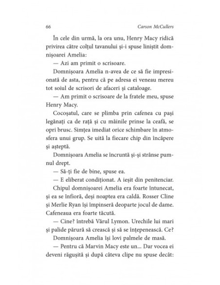 Balada tristei cafenele