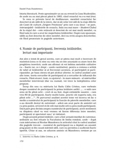 O istorie a Cenaclului de Luni