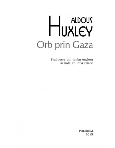 Orb prin Gaza (ediţie de buzunar)