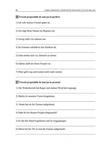 Limba germană. Exerciții de gramatică și vocabular (ediția a X-a revăzută și adăugită)