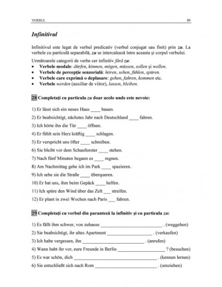 Limba germană. Exerciții de gramatică și vocabular (ediția a X-a revăzută și adăugită)