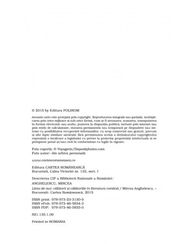 Lîna de aur. Călătorii și călătoriile...