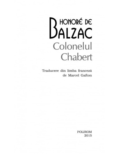 Colonelul Chabert  Colonelul Chabert