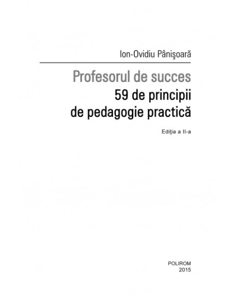 Profesorul de succes