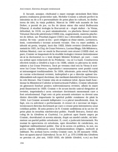 Anii treizeci. Extrema dreaptă românească