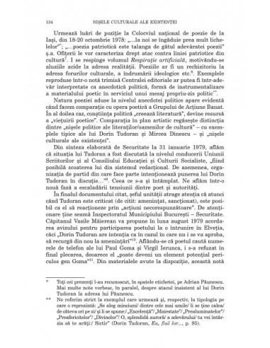 Existenţa prin cultură. Represiune,... Existenţa prin cultură. Represiune,...