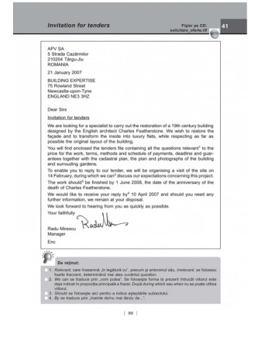 Modele de scrisori profesionale în...