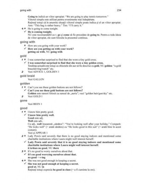 Dicționar de dificultăți ale limbii engleze. Common errors • False friends • Phrasal verbs • Collocations • Tests