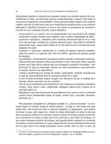 Educația incluzivă și pedagogia diversității
