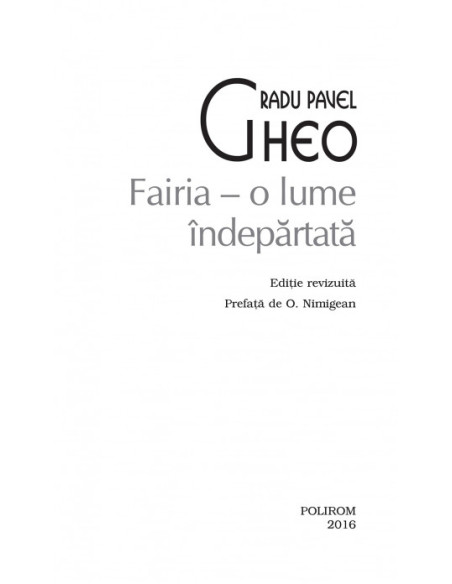 Fairia - o lume îndepărtată
