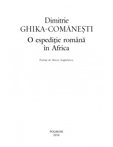 O espediţie română în Africa