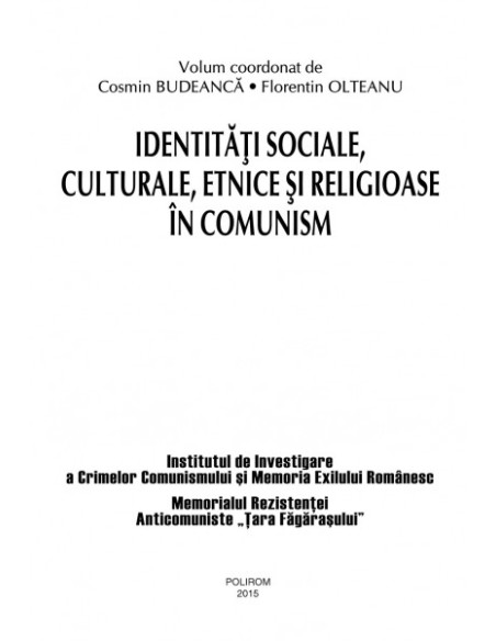 Identități sociale, culturale, etnice și religioase în comunism