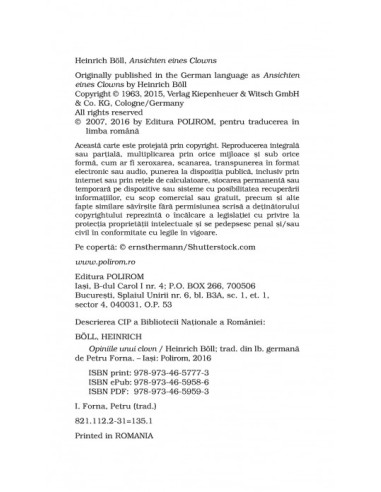 Opiniile unui clovn (ediţie de buzunar)