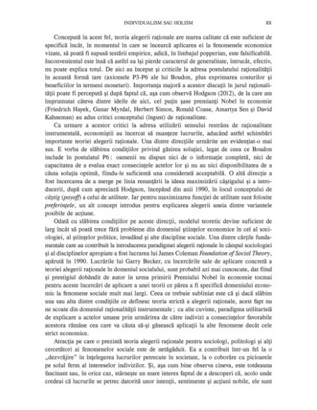 Fundamentele metodologice ale științelor sociale