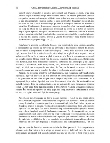 Fundamentele metodologice ale științelor sociale