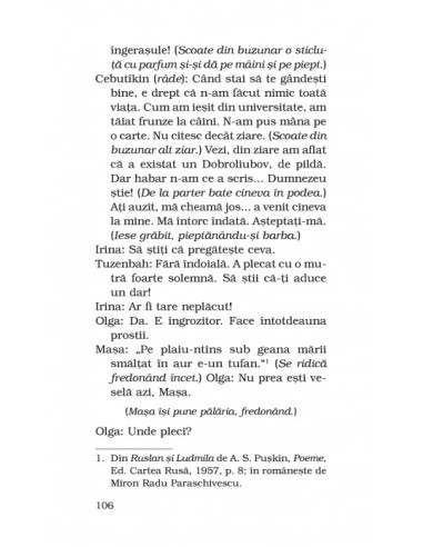 Livada de vişini • Trei surori Livada de vişini • Trei surori