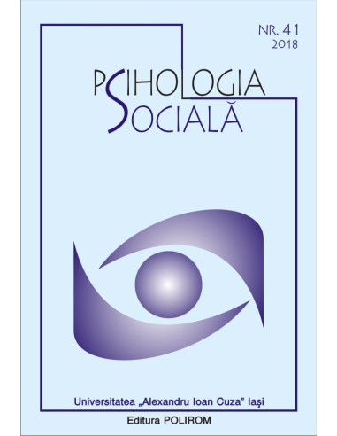 Psihologia socială. Nr. 41 (I)/2018