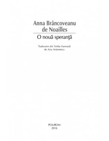 O nouă speranţă