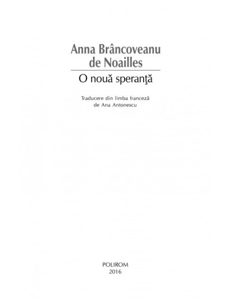 O nouă speranţă