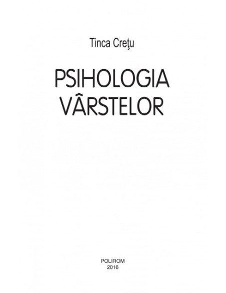 Psihologia vârstelor