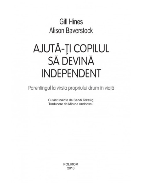 Ajută-ţi copilul să devină independent