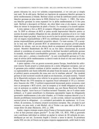 Criza zonei euro şi viitorul Europei Criza zonei euro şi viitorul Europei