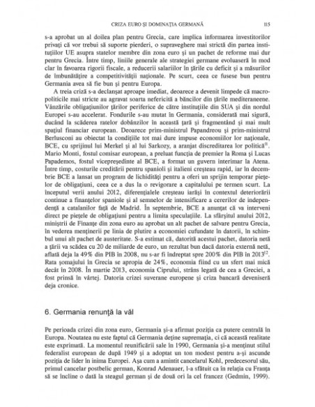 Criza zonei euro şi viitorul Europei