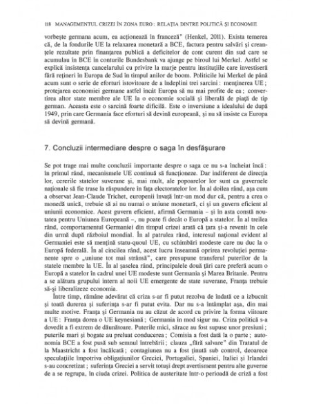 Criza zonei euro şi viitorul Europei