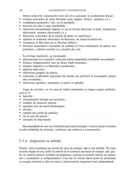 Managementul evenimentelor personale, organizaţionale, internaţionale