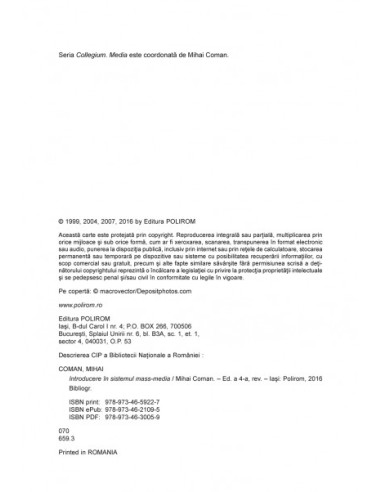 Introducere în sistemul mass-media Introducere în sistemul mass-media