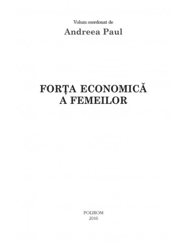 Forța economică a femeilor Forța economică a femeilor