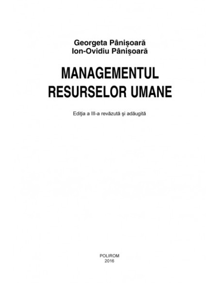 Managementul resurselor umane