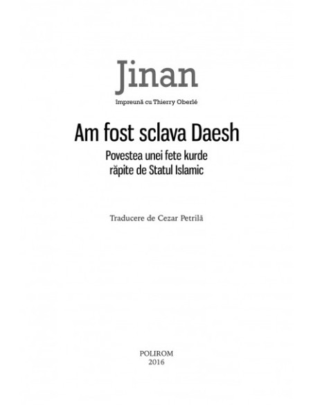 Am fost sclava Daesh. 