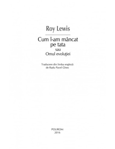 Cum l-am mâncat pe tata Cum l-am mâncat pe tata