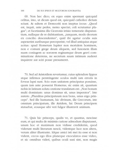 Despre ignoranţă: a sa şi a multora (editie bilingva)