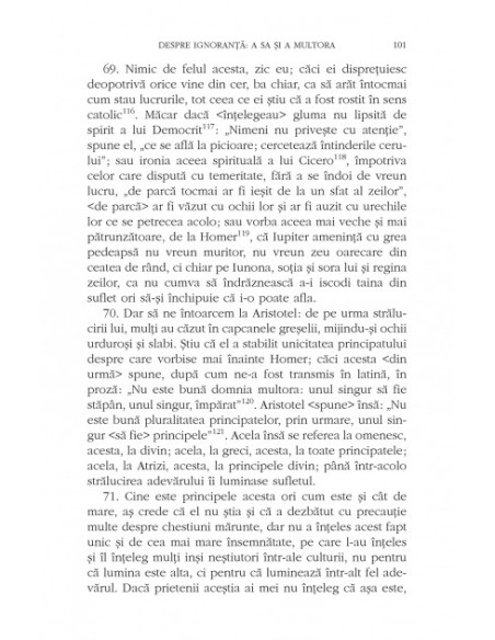 Despre ignoranţă: a sa şi a multora (editie bilingva)