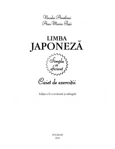 Limba japoneză. Simplu şi eficient....