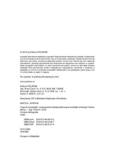 Fuga de competiție. O perspectivă...