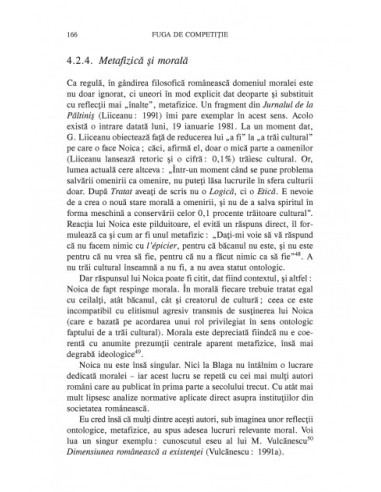 Fuga de competiție. O perspectivă...