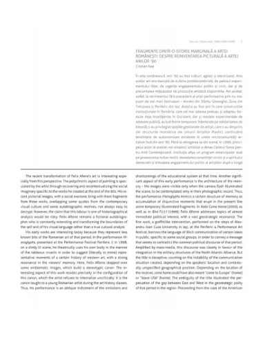 Architectures of memory / Arhitecturi...