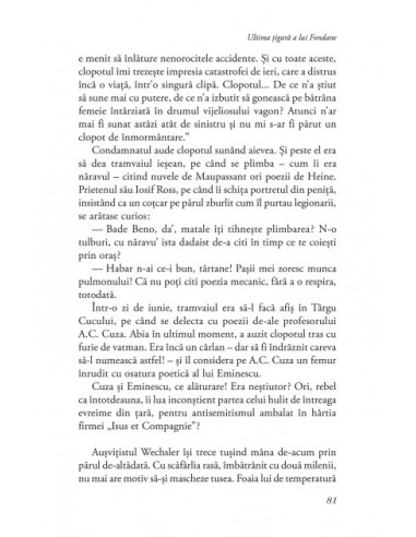 Ultima ţigară a lui Fondane