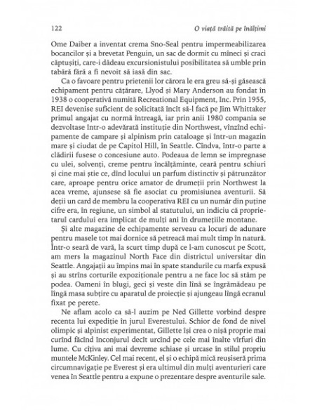 O viaţă trăită pe înălţimi