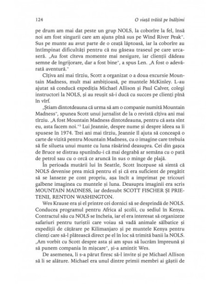 O viaţă trăită pe înălţimi