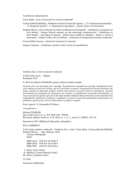 Scrieri despre gândirea medievală