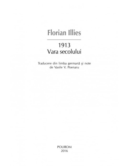 1913. Vara secolului